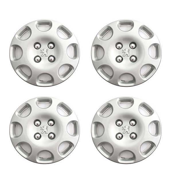 قالپاق چرخ صنایع خودرو حامد مدل DANkarr سایز 14 اینچ مناسب برای پژو پرشیا بسته 4 عددی